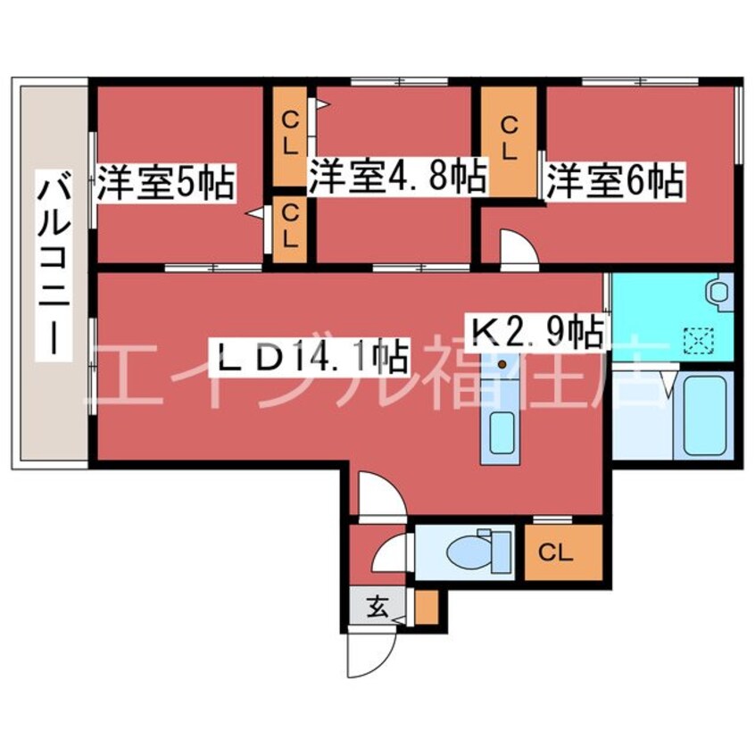 間取図 Lejoin’s Garden （レージョンズガーデン）