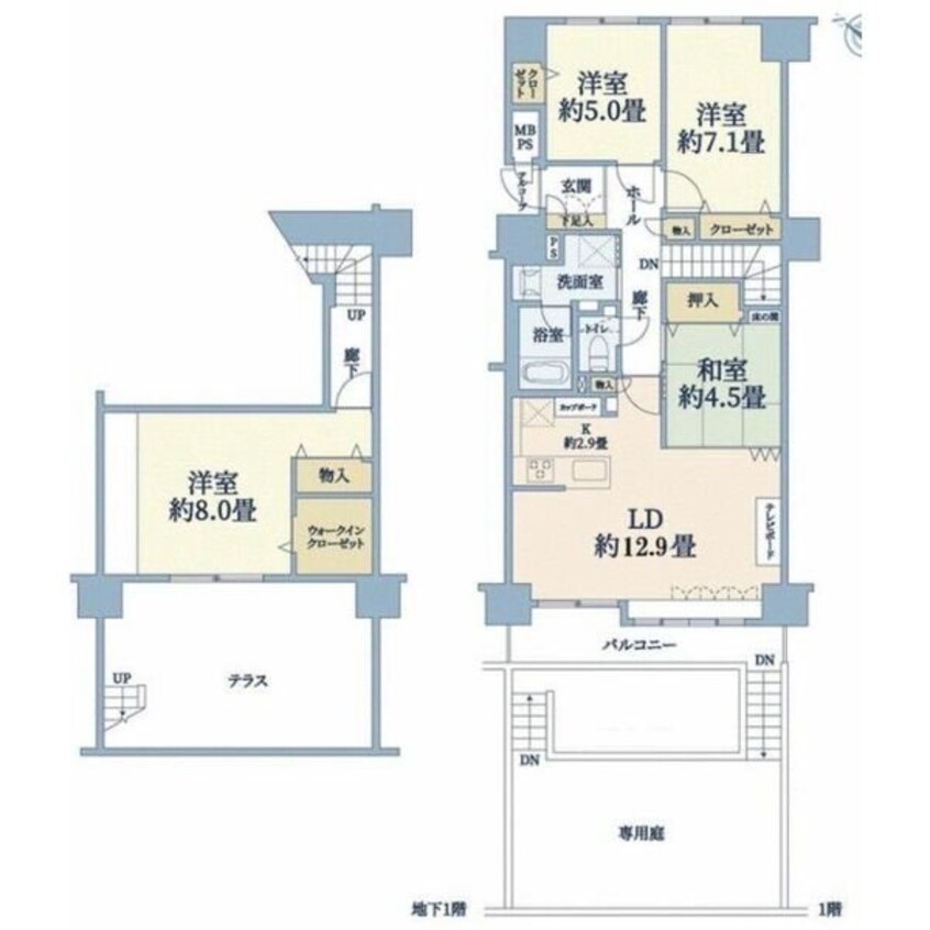 間取図 ダイアパレス月寒中央通