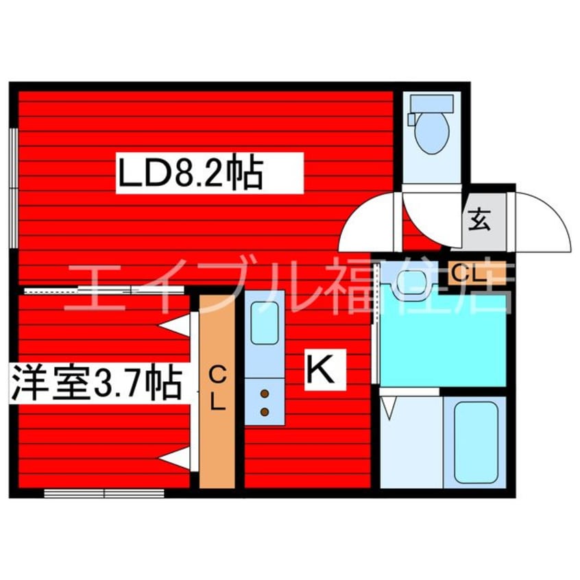間取図 AREA西岡51