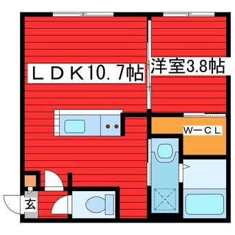 間取図 ALIVIS月寒中央