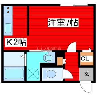 間取図 ALIVIS月寒中央