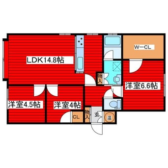 間取図 FLEX　CASA　NISHIOKA