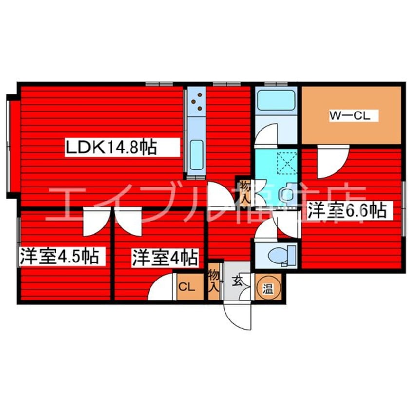 間取図 FLEX　CASA　NISHIOKA