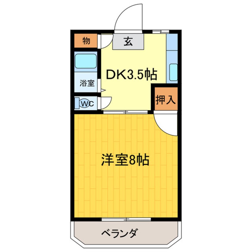 間取図 サンシティ鳴門　１号棟