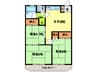 野口マンション 3DKの間取り