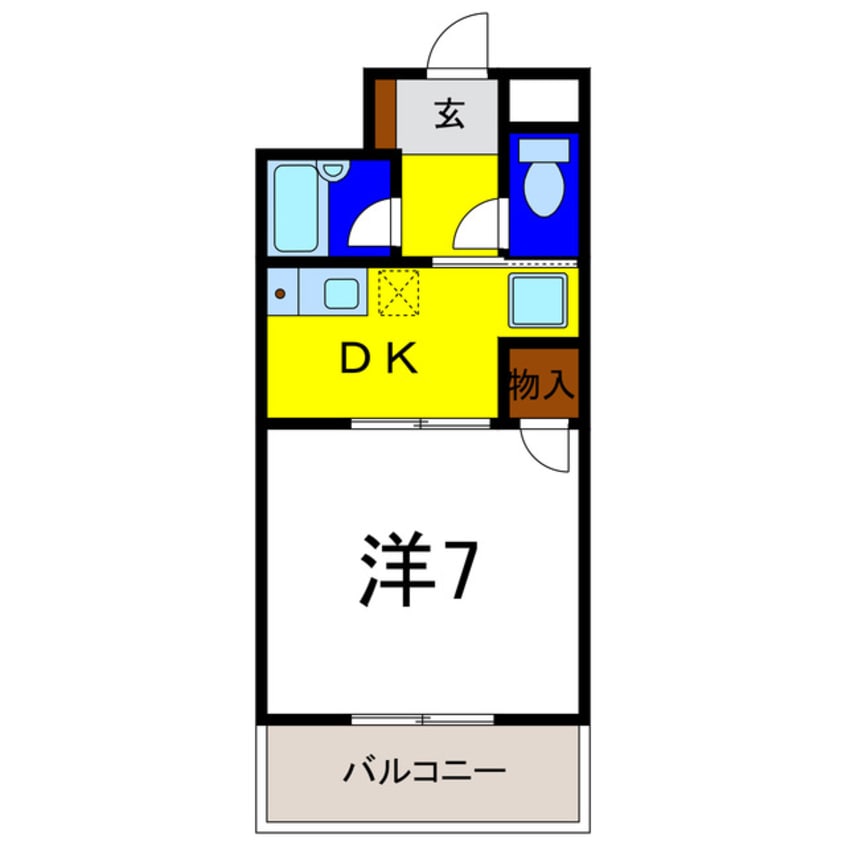 間取図 パールメゾン松茂
