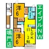 ドゥ・プルミエール　Ａ 2LDKの間取り