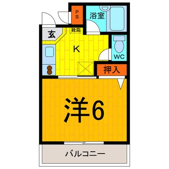 間取図 パールメゾン鳴門