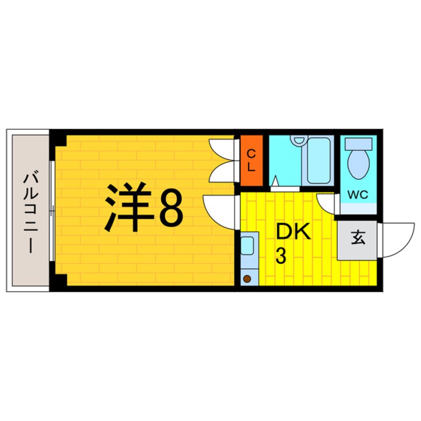 間取図 シティーガーデン鳴門