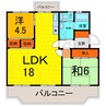 桑田園 2LDKの間取り