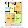 北ノ浜マンション 3DKの間取り