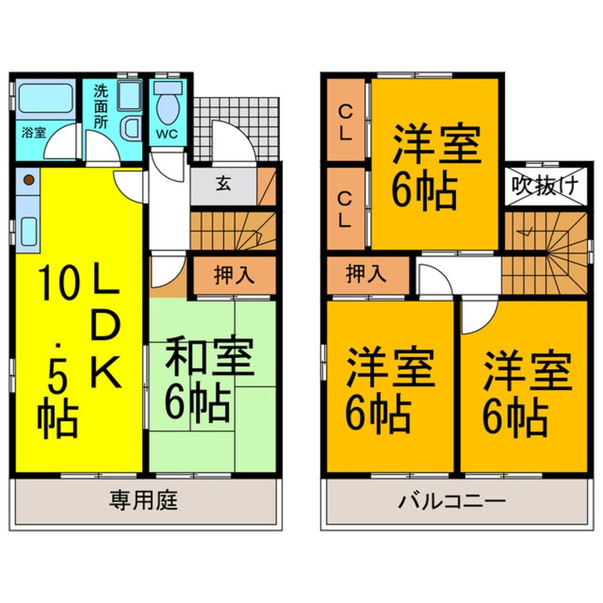 間取図 ガーデンタウン松島