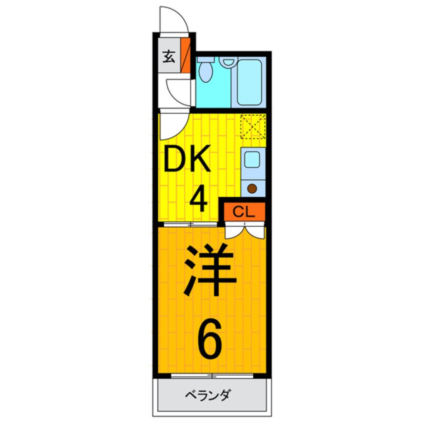 間取図 ダイアパレス鳴門