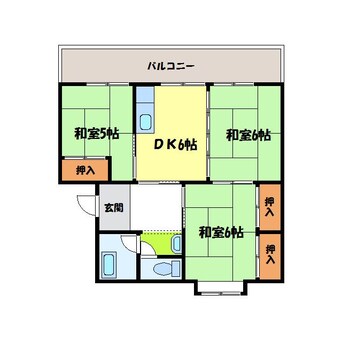 間取図 キャメルハイツ