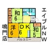 ハイツララポート 3DKの間取り
