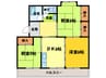 ハイツララポート 3DKの間取り