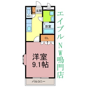間取図 サウスウェーブ木津