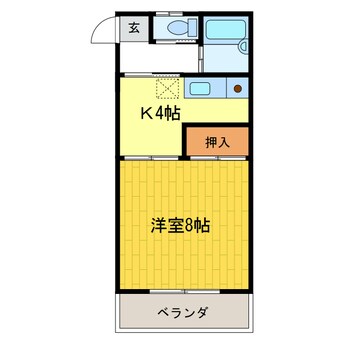 間取図 ハイツモントーネ