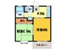 ユース青山Ⅰ 2Kの間取り