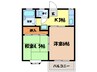 ユース青山Ⅰ 2Kの間取り