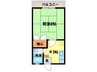 芙蓉ハイツ3 1Kの間取り