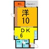 サンタウンⅡ 1DKの間取り