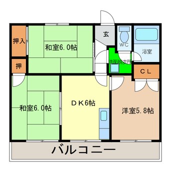 間取図 サンビレッヂ