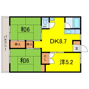 間取図 サンビレッヂ