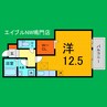 ロイヤルコート 1Rの間取り