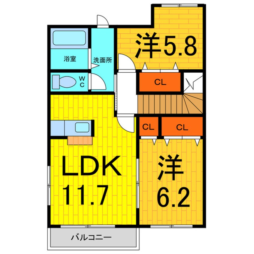 間取図 ラフィナート　エスパシオA・B