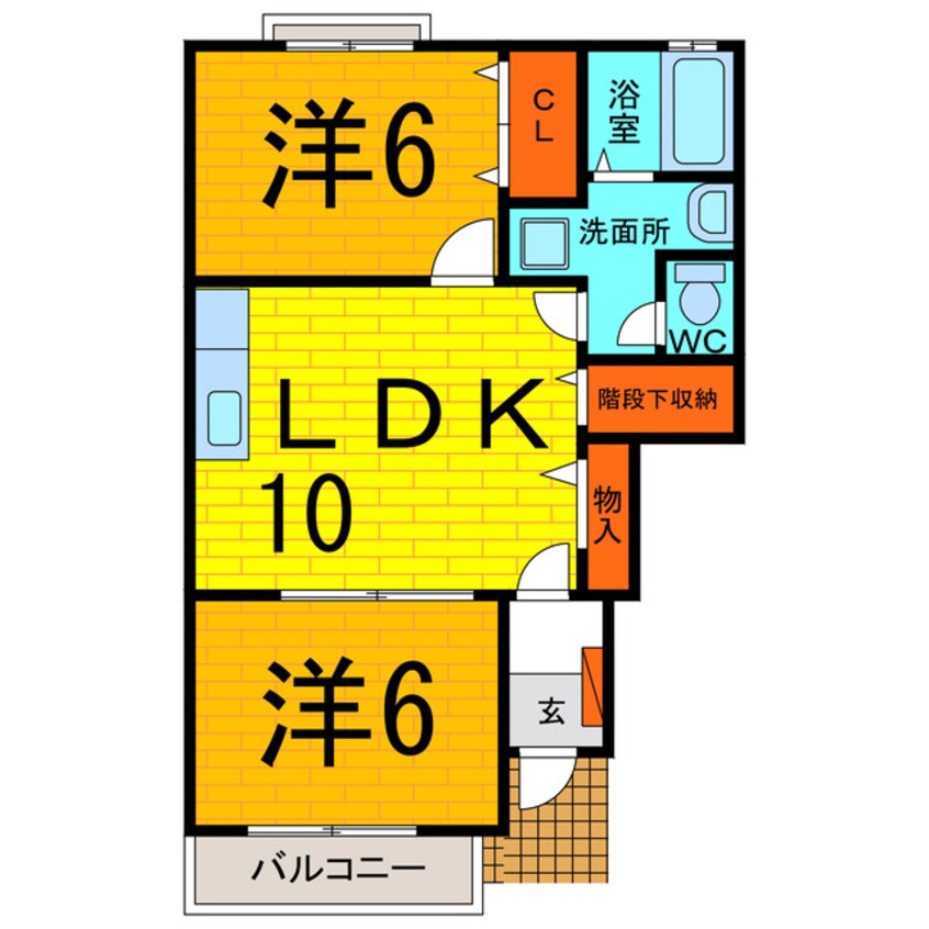 間取図 ハーブメゾン鳴門