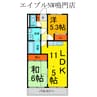 ヴィラ・アイレックス 2LDKの間取り