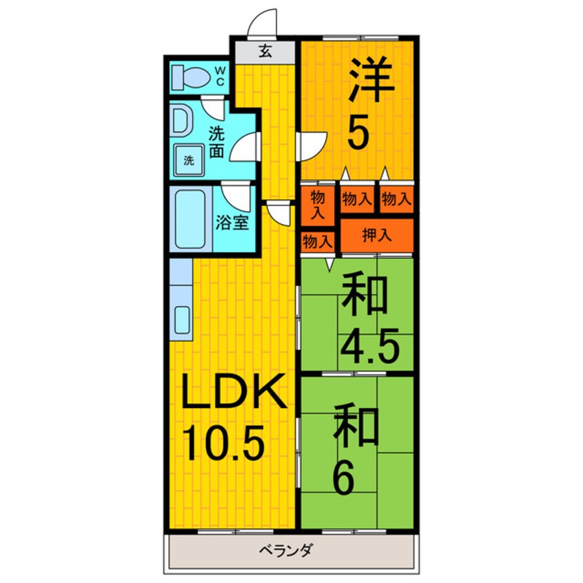 間取図 リアライズ鳴門