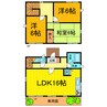 アバンテ大桑島 3LDKの間取り