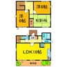 アバンテ大桑島 3LDKの間取り