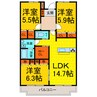 グランヴィア　タニヤ 3LDKの間取り