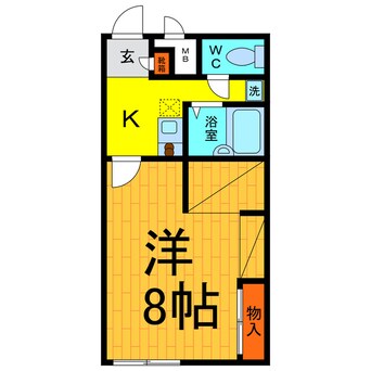 間取図 レオパレス　SAITA