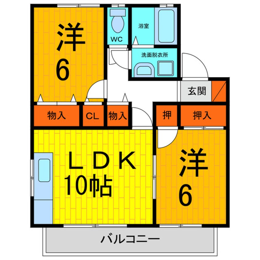 間取図 エディータウン