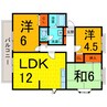 サンビレッジ鳴門Ａ 3LDKの間取り