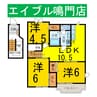 ニューシティー鳴門3号館 3LDKの間取り