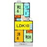 シーサイドヴィラ鳴門 3LDKの間取り