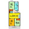 シーサイドヴィラ鳴門 3LDKの間取り