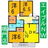 メゾンリヴェール鳴門Ａ・Ｂ・Ｃ 3LDKの間取り
