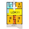 八弘マンション 3LDKの間取り