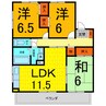 サンヴィラ 3LDKの間取り