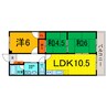 フラワーガーデン 3LDKの間取り
