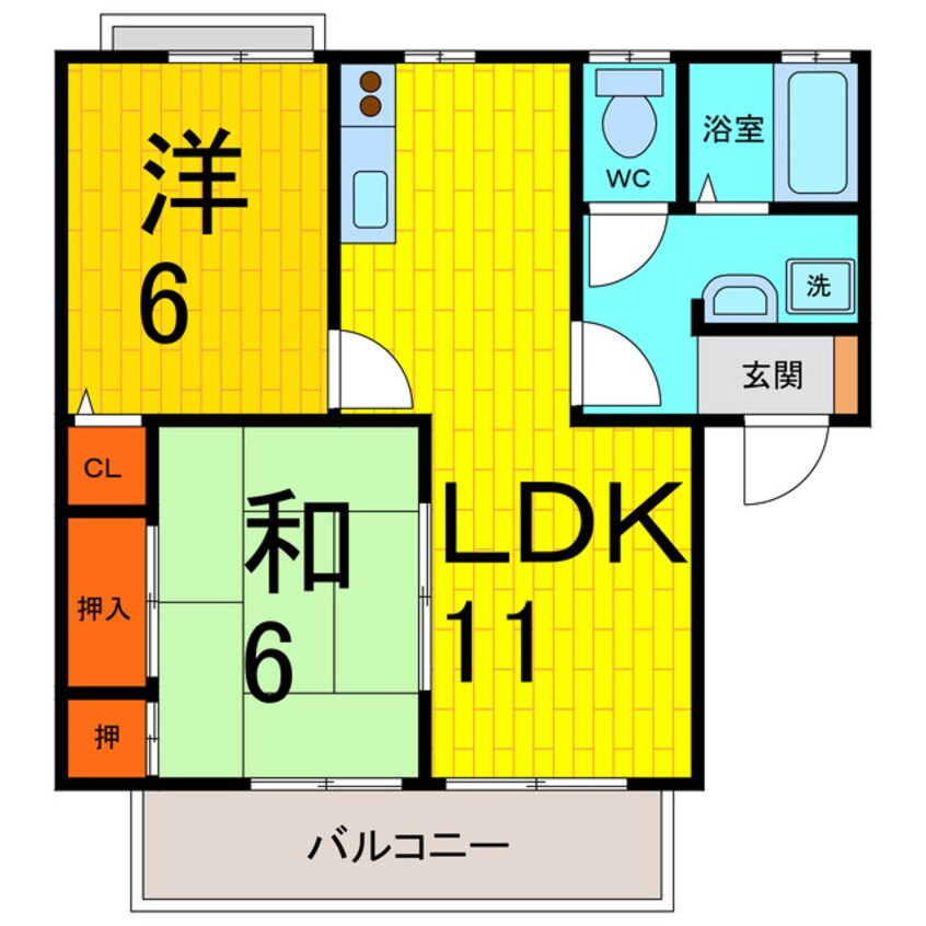 間取図 プラザジョワイユＡ・Ｂ・Ｃ・Ｄ