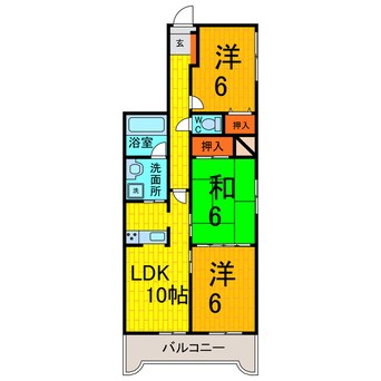 間取図 レジデンス鳴門