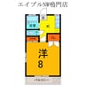 ＮＮコーポ 1DKの間取り