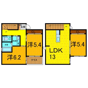 間取図 ユニキューブ成長